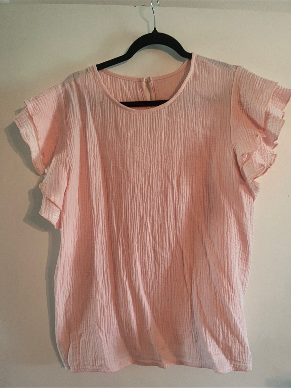 Ruffle Sleeve Blouse